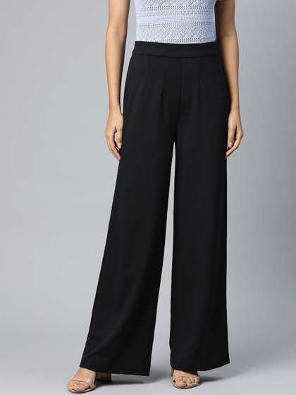 Marks & Spencer
                        Jersey Wide Leg Trousers with Stretch