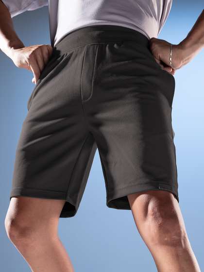 DaMENSCH Men Premium
                        Regular Fit Ottoman Textured Shorts