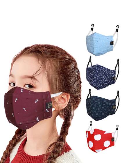 CENWELL Kids 5 pcs
                    Reusable 6 Ply 3D Cotton Mask