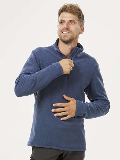 Decathlon Quechua -
                        Men Navy Blue MH100 Breathable Hiking Fleece
                        Sweater