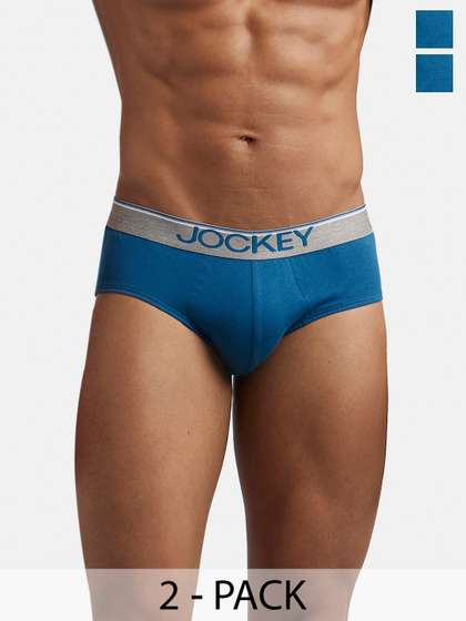 Jockey Pack Of 2
                        Super Combed Cotton Solid Brief with Ultrasoft
                        Waistband-8037