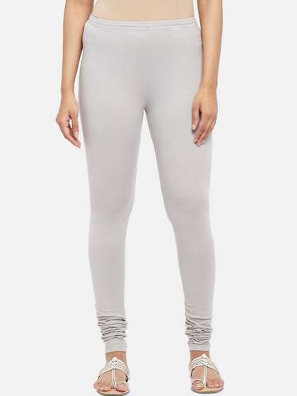 RANGMANCH BY
                        PANTALOONS Grey Solid Leggings
