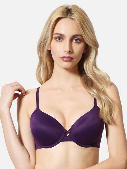 Van Heusen Women
                        Solid Plush Back No Slip Strap Flexi Wire
                        T-Shirt Bra