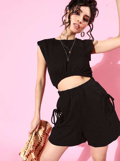 Athena Black
                        Jumpsuit with Waist Cutout Detail