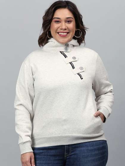 Instafab Plus Women
                        Plus Size Hooded Sweatshirt
