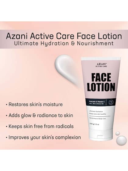 Azani Unisex Pack of 3 Face Moisturizer Cream with Avocado & Vitamin E