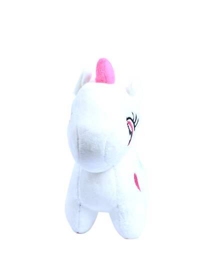 DukieKooky Kids White & Pink Small Unicorn Soft Toy