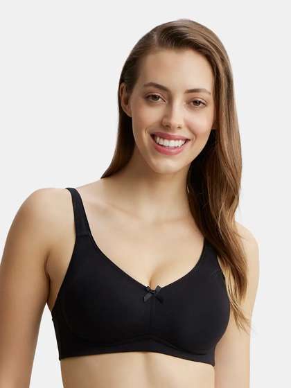 Jockey Wirefree
                          Non Padded Cotton Full Coverage Solid Moulded
                          Everyday Bra-FE41