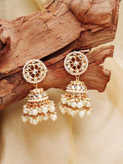 Zaveri Pearls Jhumkas Earrings