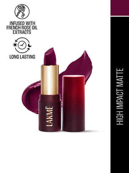 Lakme Cushion Matte
                        Lipstick - Purple Diamond CM5