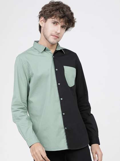 HIGHLANDER Slim Fit Opaque Casual Shirt