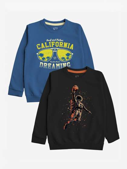 x2o Kids Pack of 2
                    Printed Sweatshirt