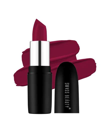 SWISS BEAUTY Pure
                          Matte Lipstick - Raspberry 207