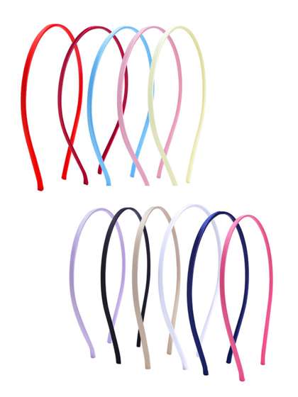 Yellow Chimes Girls
                      Set Of 14 Assorted Multicoloured Lace Hairbands