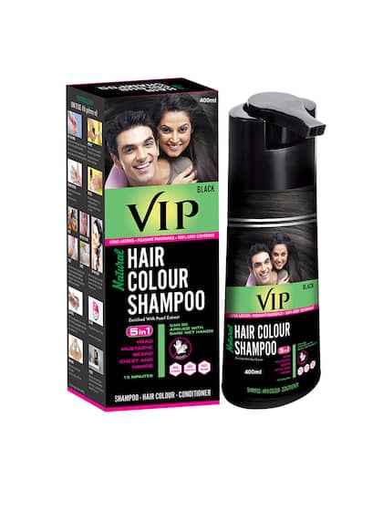 VIP HAIR COLOUR SHAMPOO Hair Colour Shampoo - Black