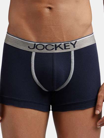 Jockey Combed Cotton
                        Rib Trunk with Ultrasoft Waistband-8015