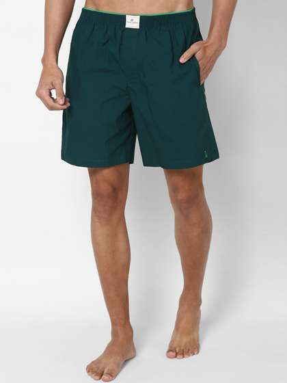 SIMON CARTER LONDON
                        Men Green Pure Cotton Boxers