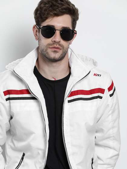 The Indian Garage Co
                        Men White Sporty Jacket