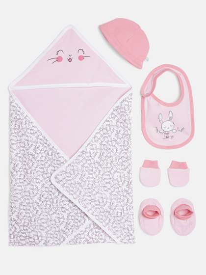 Nejo Infant Girl Pink
                    Newborn Starter Pack of 5
