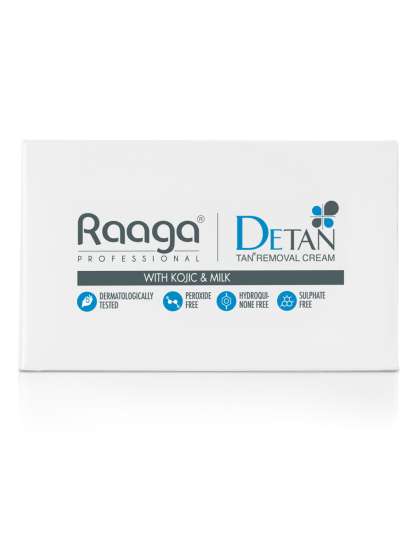 Raaga Professional Pack of 6 De-Tan Tan Removal Cream with Honey & Kojic 12 g Each