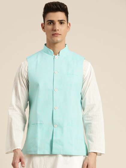 SOJANYA Men Woven Design Nehru Jacket