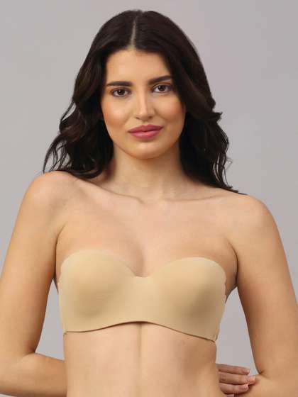 PrettyCat Beige Bra
                        Underwired Lightly Padded