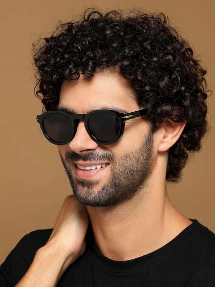 Voyage Unisex Black
                        Lens & Black Round Sunglasses
                        2279MG3609-Black
