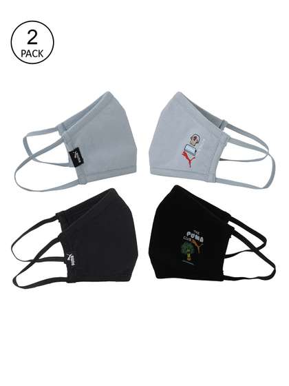 Puma Kids Pack Of 2
                    Printed 3 Fly Cloth Mask