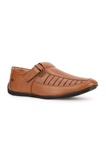Bata Men Tan
                        Shoe-Style Sandals