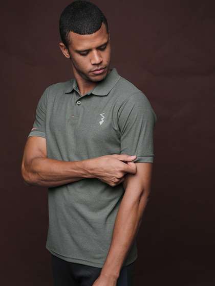 Campus Sutra Men Dri-FIT Polo T-shirt