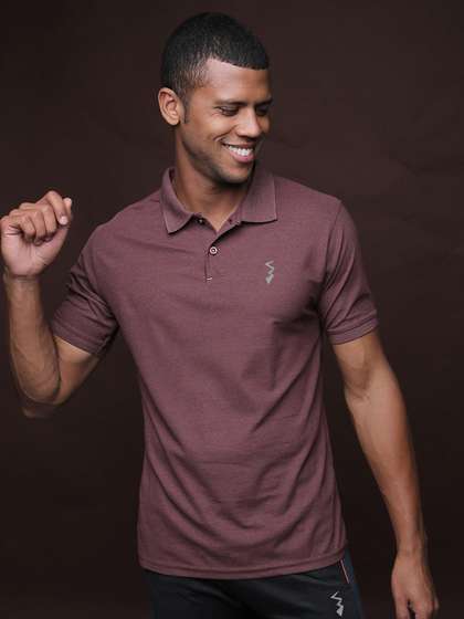 Campus Sutra Men Colourblocked Dri-FIT Polo Collar T-shirt