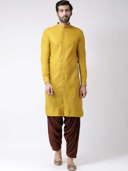 KISAH Men Solid Kurta