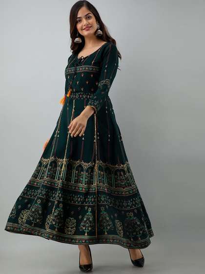 myntra frock suits