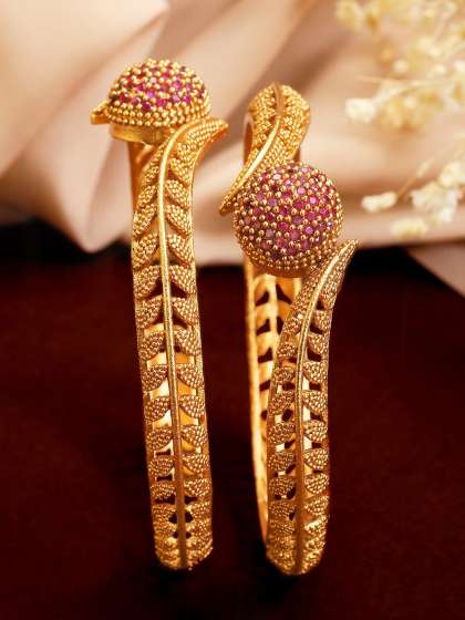 Price History of Rubans Set Of 2 Gold Plated Bangles