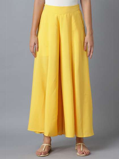 elleven Women Flared Palazzos
