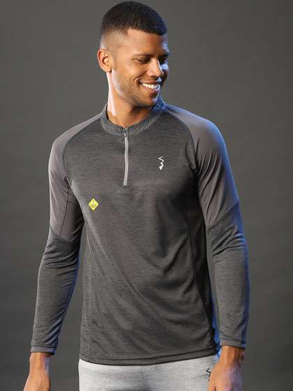 Campus Sutra Men Dri-FIT Polo Collar Pockets T-shirt