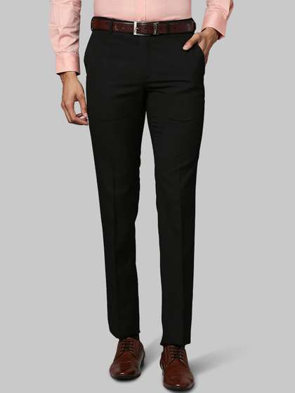 Raymond Men Black
                        Slim Fit Trousers