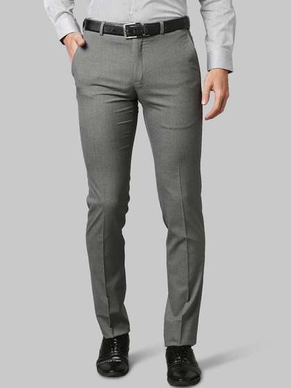 Raymond Men Grey
                          Slim Fit Trousers