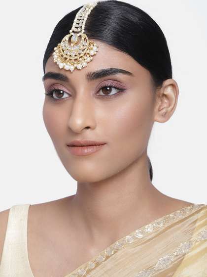 Price History of I Jewels Gold-Plated Maang Tika from Myntra