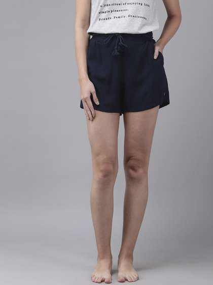 Van Heusen Women
                        Smocked Waistband Soft Handfeel Lounge Shorts