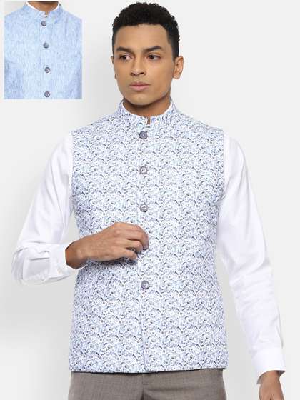 Van Heusen Men Printed Reversible Nehru