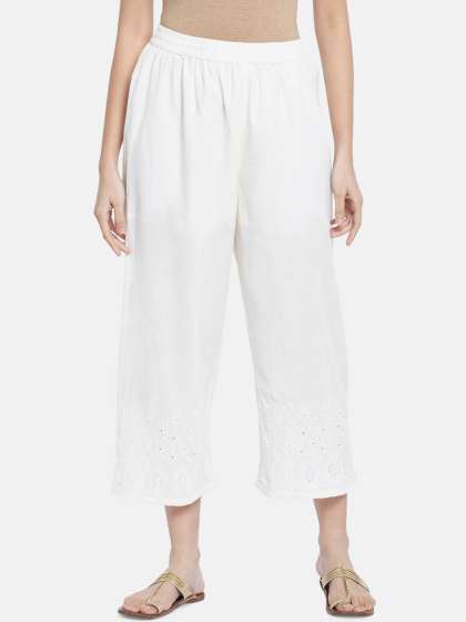 Rangmanch palazzo white clearance