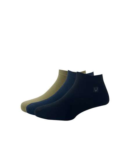Allen Solly Men Pack Of
                    3 Solid Ankle-Length Socks