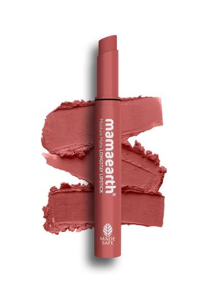 Mamaearth Moisture
                        Matte Longstay Lipstick with Avocado Oil &
                        Vitamin E- Bubblegum Nude 05