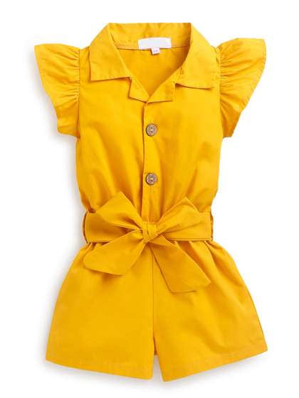 Hopscotch Girls Yellow
                    Jumpsuit