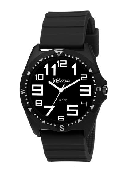 Kool Kidz Unisex Kids
                      Black Printed Dial & Black Straps Analogue
                      Watch