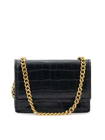 MIRAGGIO Texture Card Holder Crossbody Bag