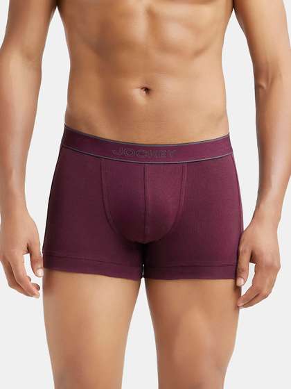 Jockey Combed Cotton
                      Rib Trunk with StayFresh Treatment-1015