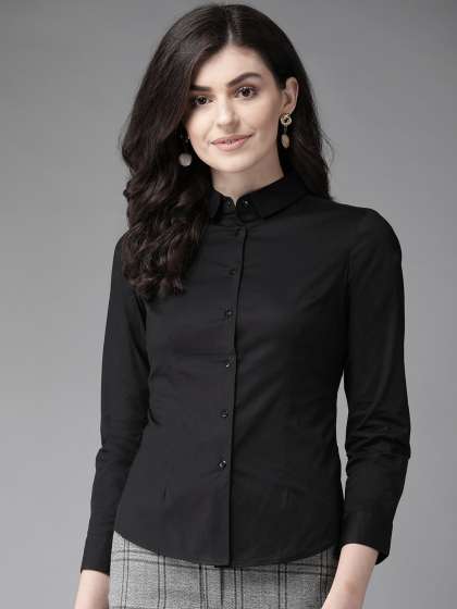 Ladies BLUE long Sleeve fitted Blouse Work//office//social//leisure Choose Size