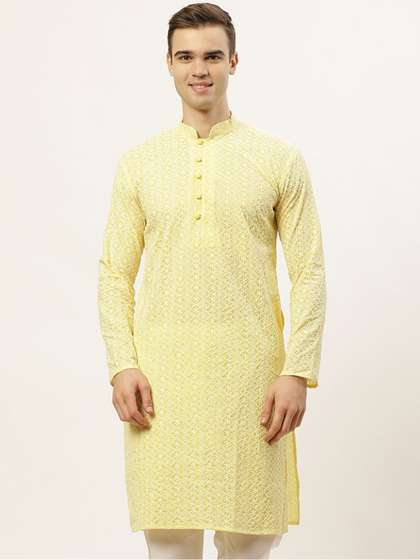 Jompers Men Embroidered Kurta